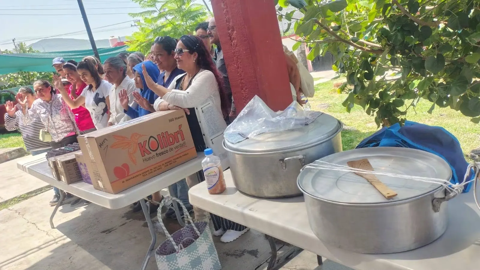 Alimentos e insumos preparados para la comunidad